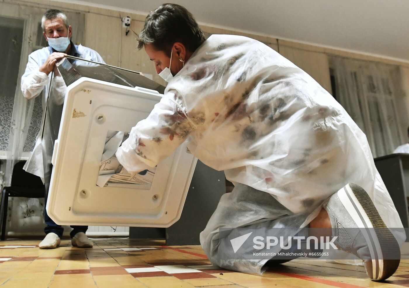 Russia Parliamentary Elections Vote Counting