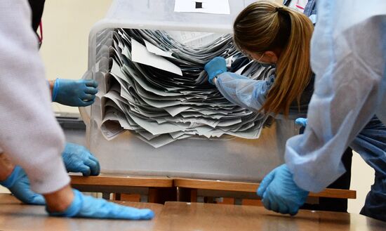 Russia Parliamentary Elections Vote Counting