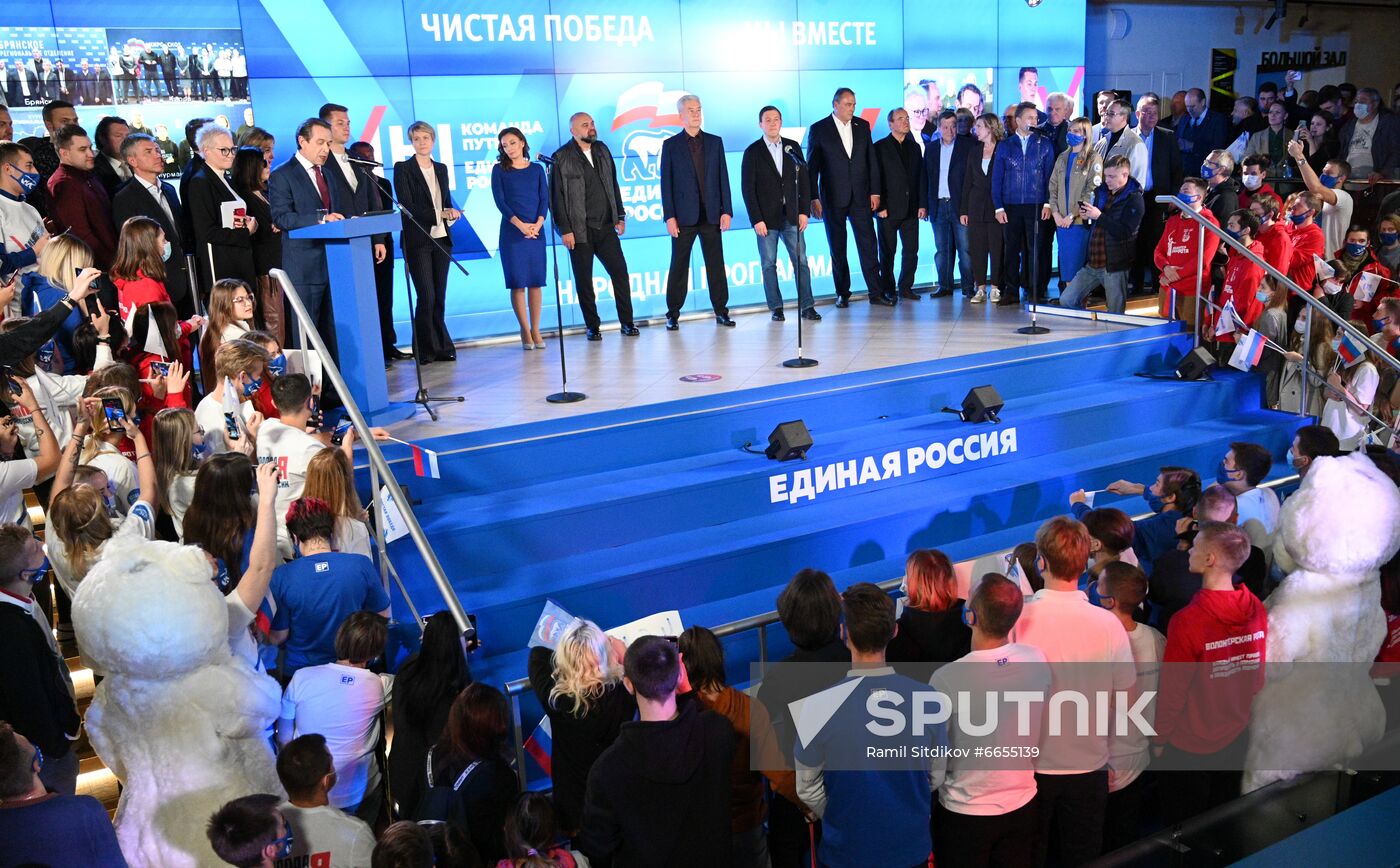 Russia Parliamentary Elections United Russia
