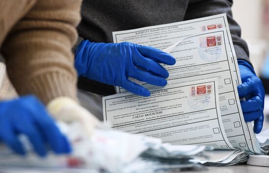 Russia Parliamentary Elections Vote Counting