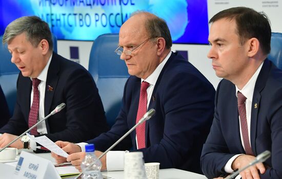 Russia Parliamentary Elections KPRF