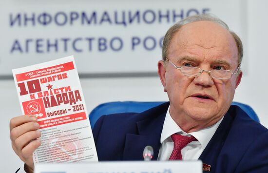 Russia Parliamentary Elections KPRF