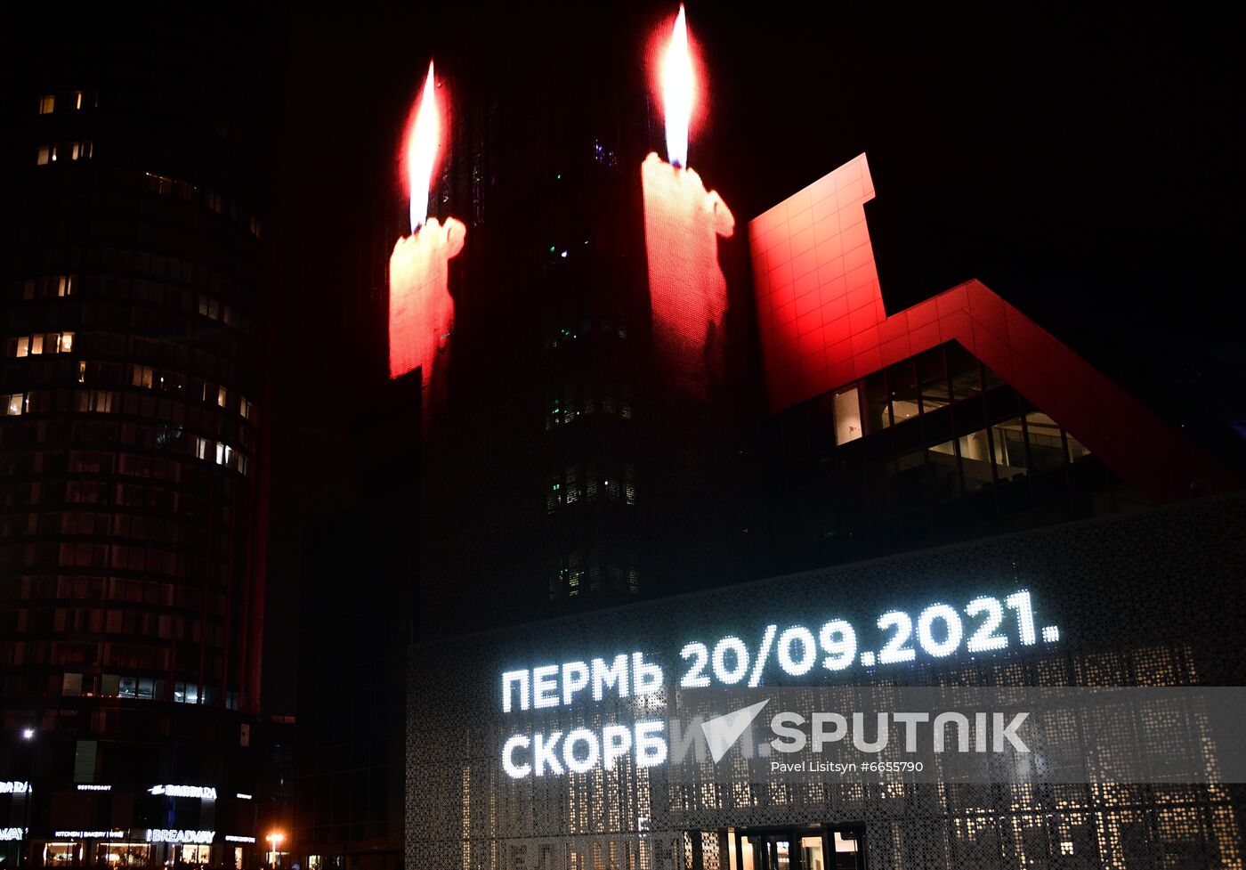 Russia University Shooting Mourning