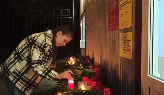 Russia University Shooting Mourning