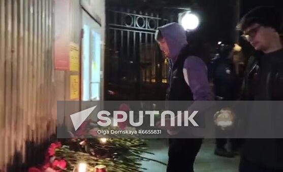 Russia University Shooting Mourning