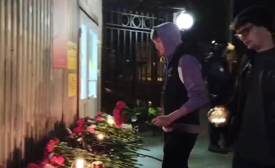 Russia University Shooting Mourning