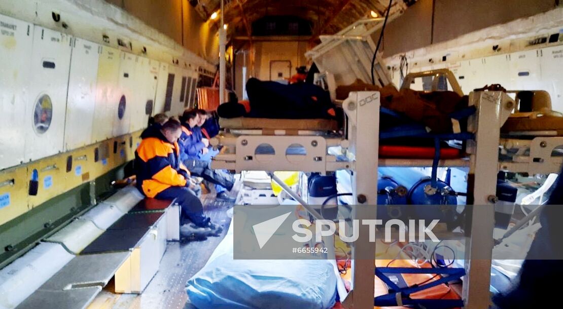 Russia University Shooting Victims Evacuation