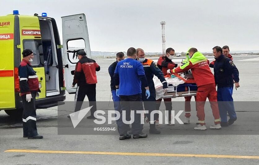 Russia University Shooting Victims Evacuation