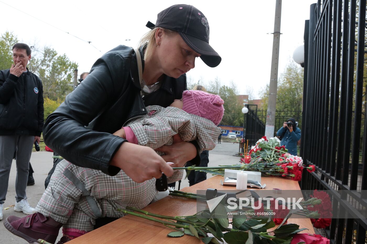 Russia University Shooting Mourning