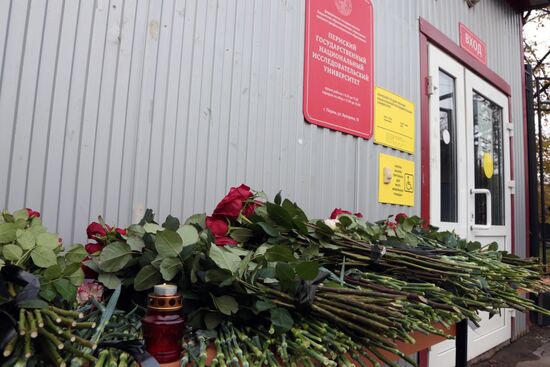 Russia University Shooting Mourning