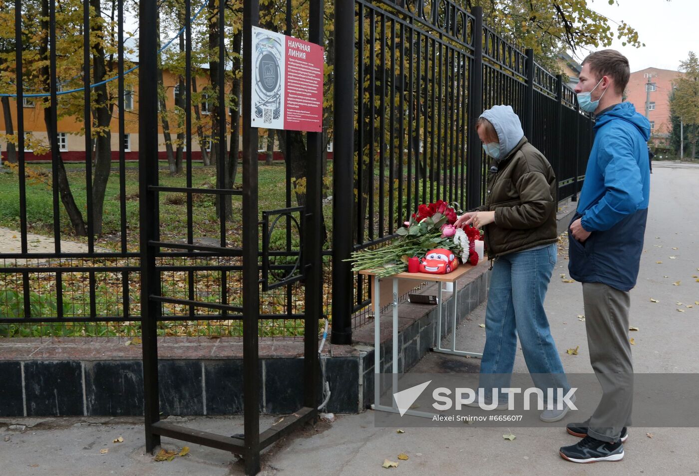 Russia University Shooting Mourning