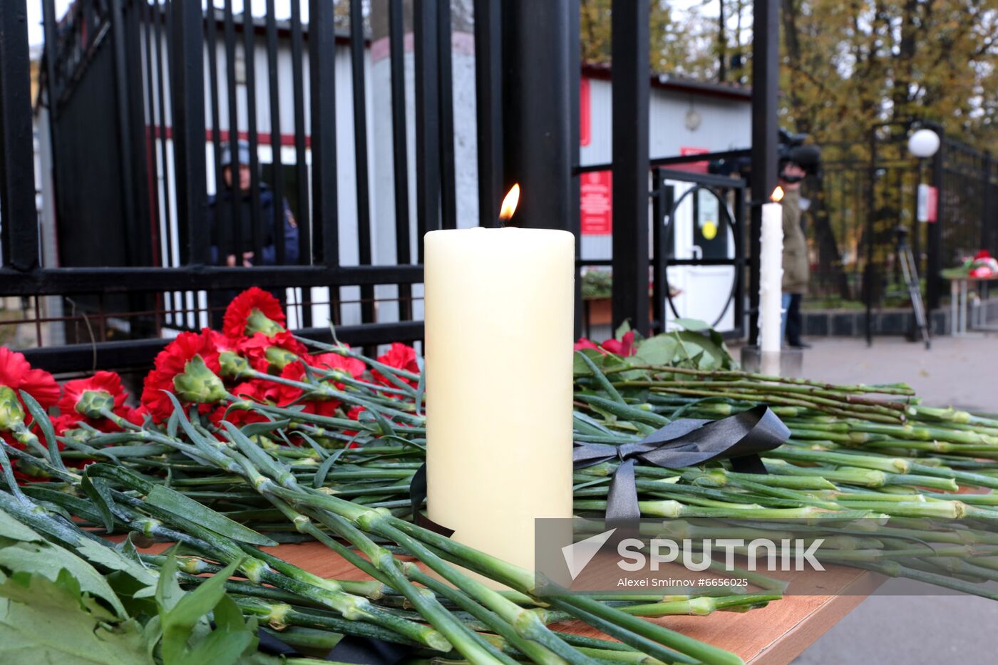 Russia University Shooting Mourning