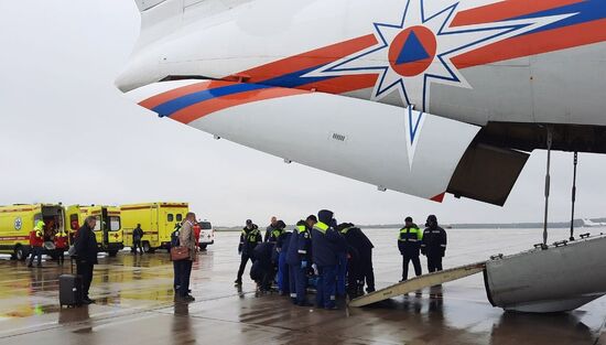 Russia University Shooting Victims Evacuation