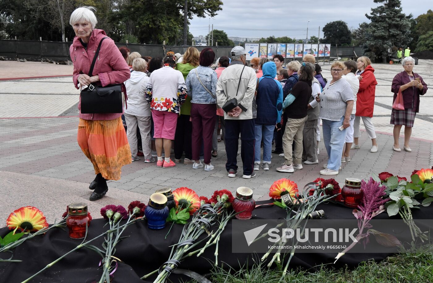 Russia University Shooting Mourning