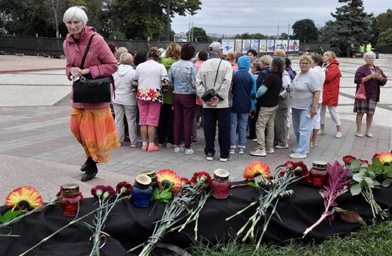 Russia University Shooting Mourning