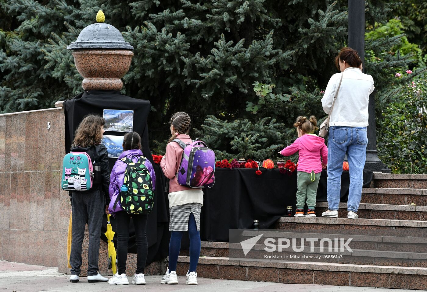 Russia University Shooting Mourning