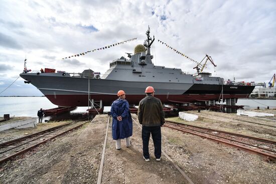 Russia Navy Askold Corvette Launching