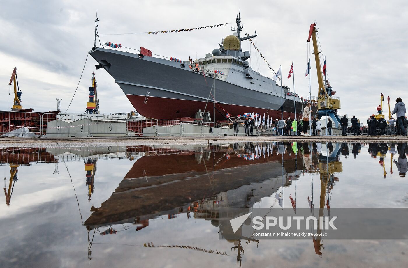 Russia Navy Askold Corvette Launching