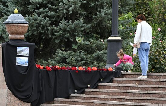 Russia University Shooting Mourning