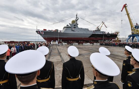 Russia Navy Askold Corvette Launching