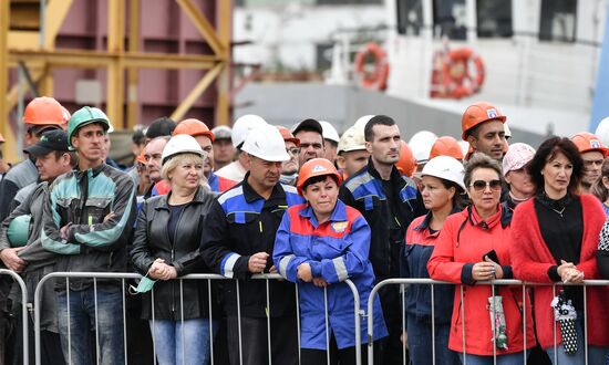 Russia Navy Askold Corvette Launching