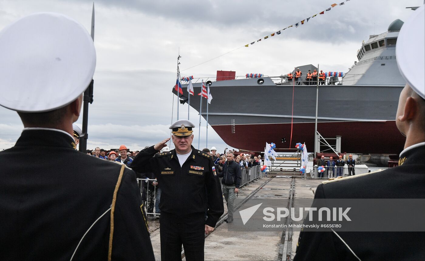 Russia Navy Askold Corvette Launching