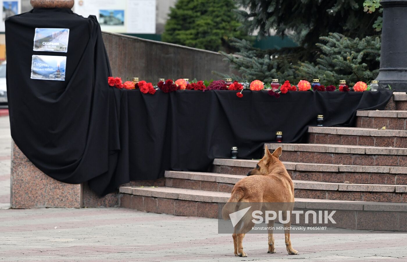 Russia University Shooting Mourning