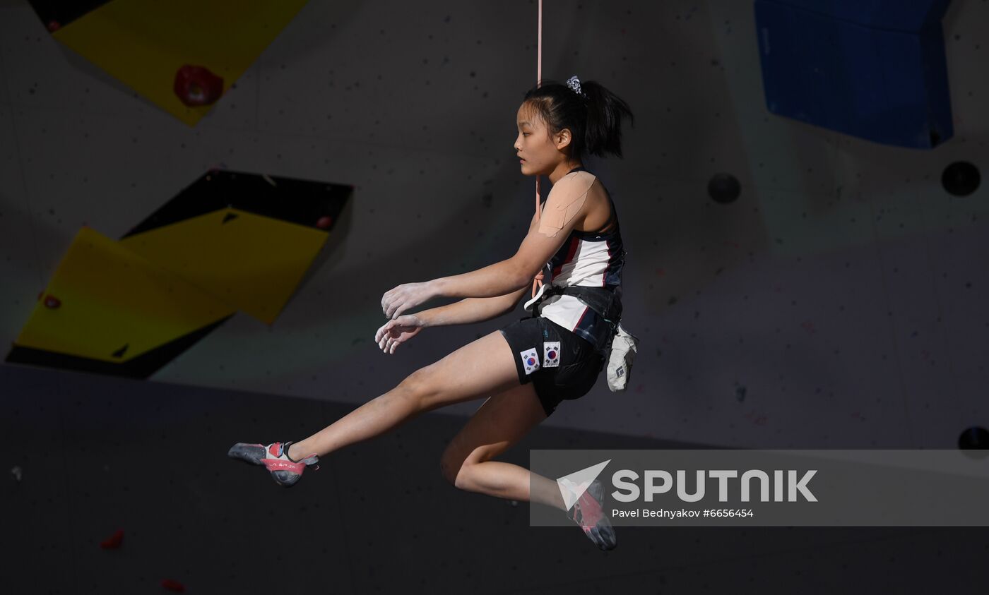 Russia Climbing World Championships Lead