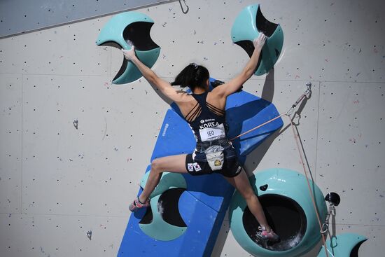 Russia Climbing World Championships Lead