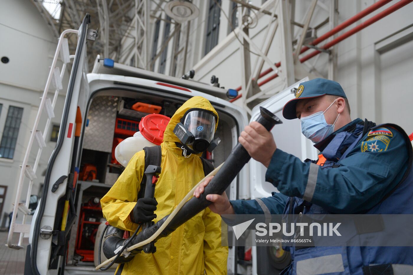 Russia Coronavirus Disinfection