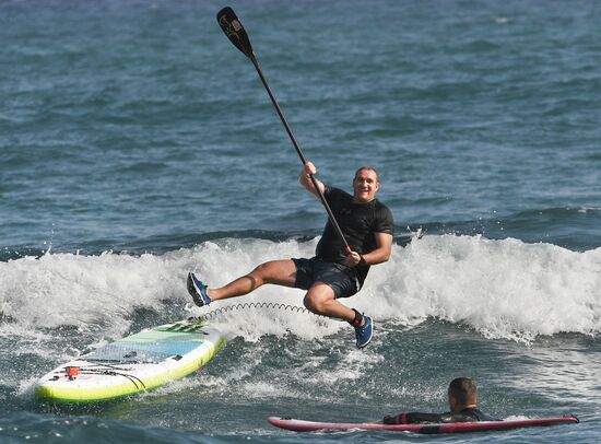Russia SUP Surfing 