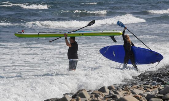 Russia SUP Surfing 
