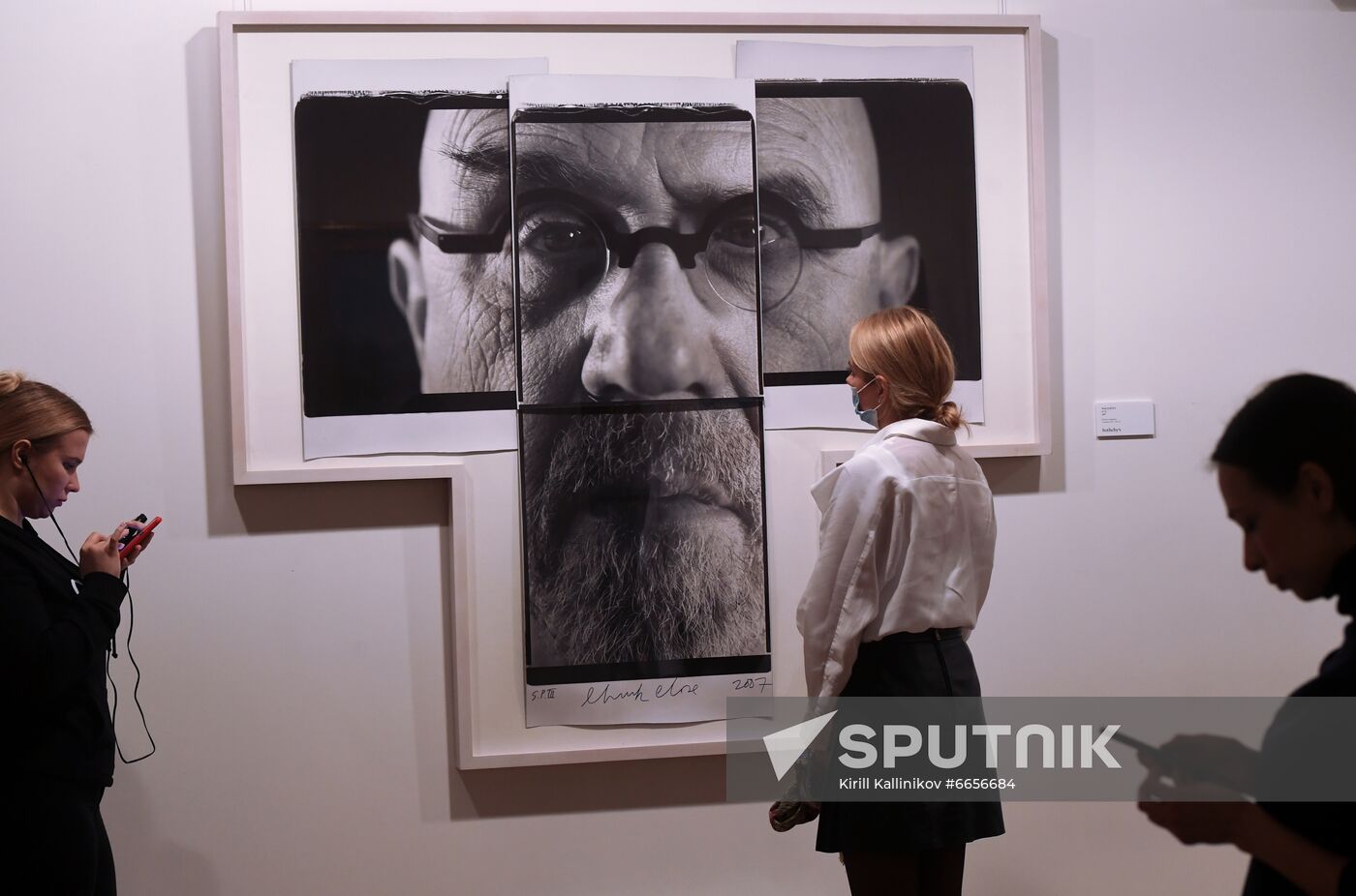 PHOTO OF MONTH. Sotheby's exhibition-auction