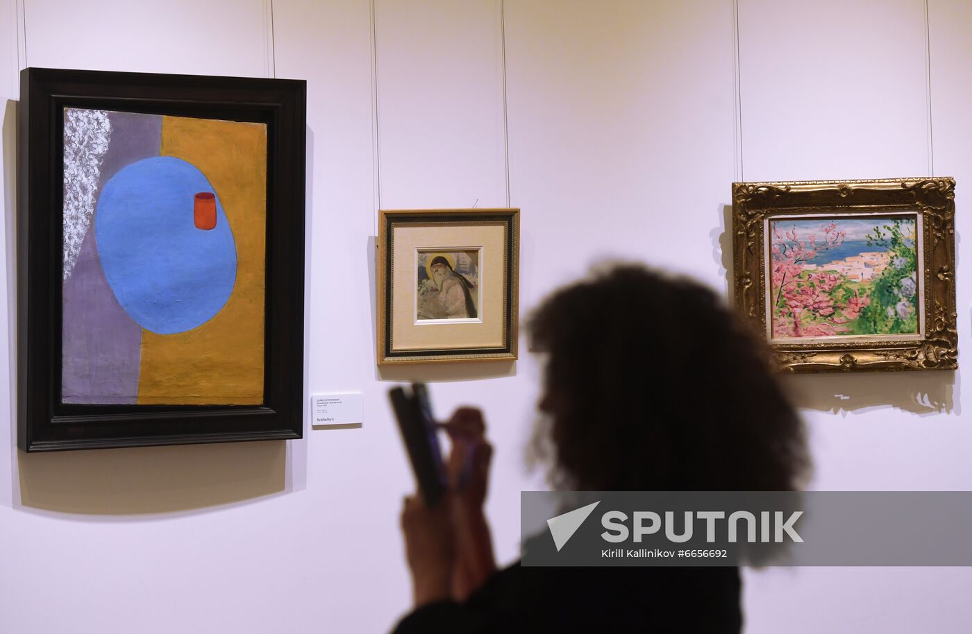 PHOTO OF MONTH. Sotheby's exhibition-auction