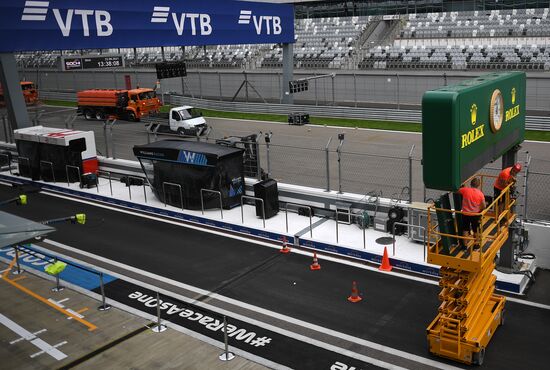 Russia Motor Sport Formula 1 Preparations