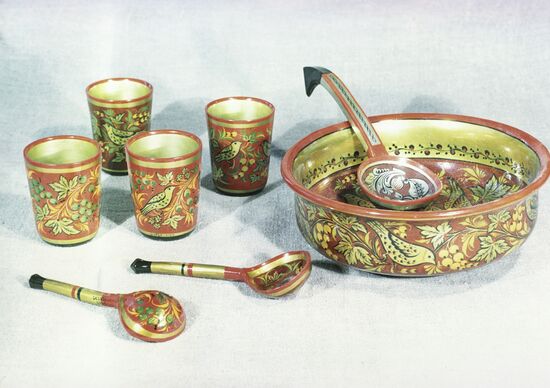 Khokhloma Painting enterprise in Semyonov