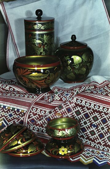 Khokhloma Painting enterprise in Semyonov