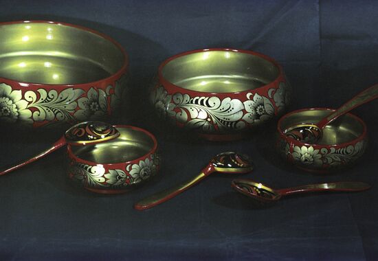 Khokhloma Painting enterprise in Semyonov