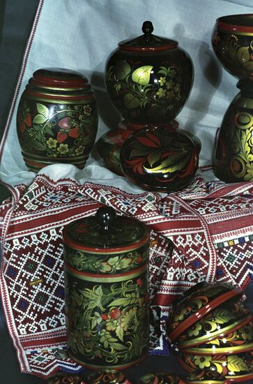 Khokhloma Painting enterprise in Semyonov