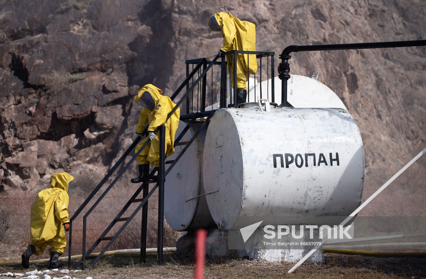 Kazakhstan Emergency Services Drills