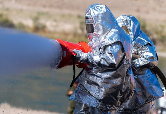 Kazakhstan Emergency Services Drills