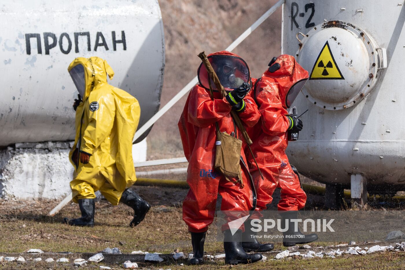 Kazakhstan Emergency Services Drills