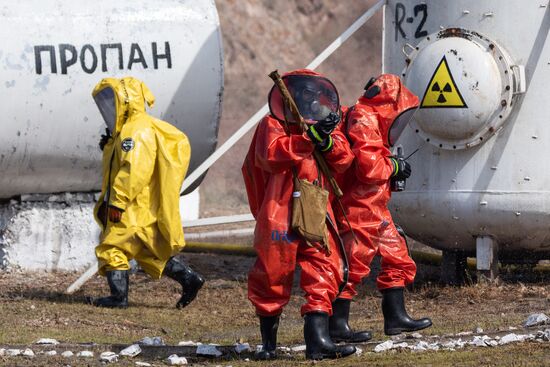 Kazakhstan Emergency Services Drills