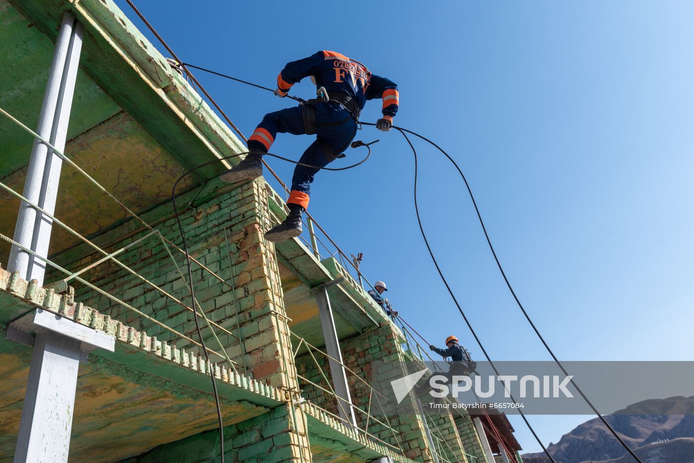 Kazakhstan Emergency Services Drills