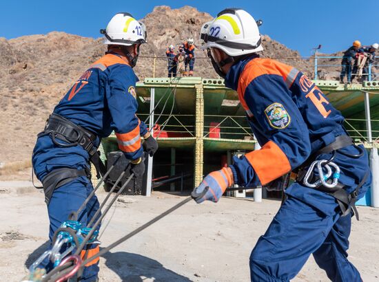 Kazakhstan Emergency Services Drills