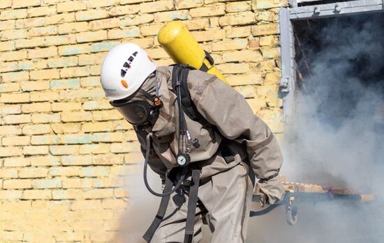 Kazakhstan Emergency Services Drills