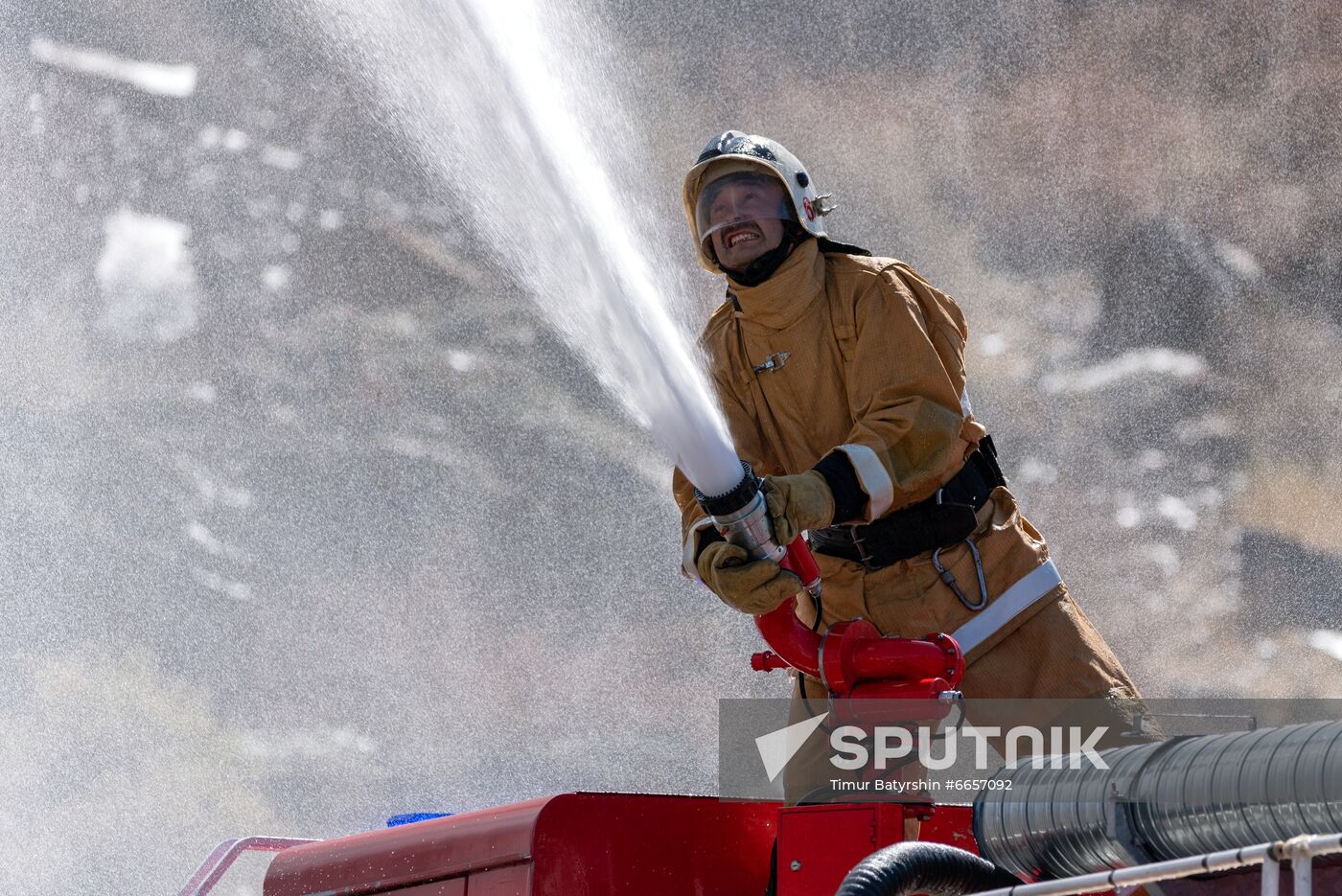 Kazakhstan Emergency Services Drills