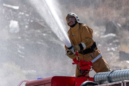 Kazakhstan Emergency Services Drills