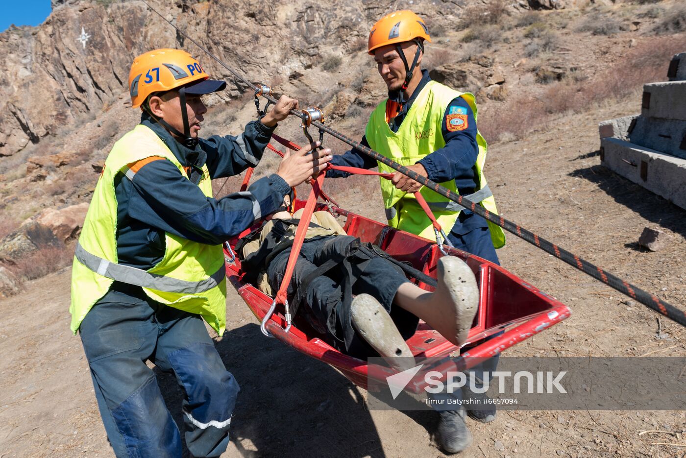 Kazakhstan Emergency Services Drills