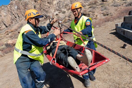 Kazakhstan Emergency Services Drills